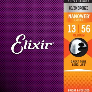 Elixir Nano Web Acoustic Strings Medium