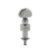 GROVER GEARED BANJO PEGS CHROME W/   METAL BUTTON SET 4