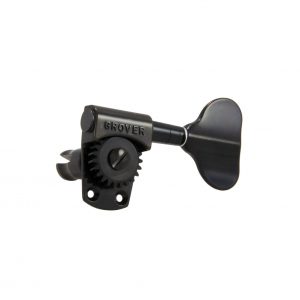 GROVER TITAN &reg; ELECTRIC BASS BLACK CHROME SET 4 4-IN-LINE LEFT HAND MODELS