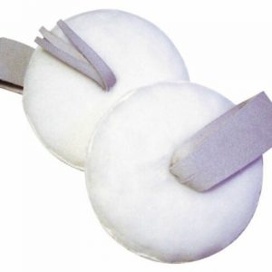 Lamb's Wool Cymbal Pad and Leather Strap Set