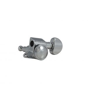 GROVER MINI ROTO-GRIP LOCKING ROTOMATICS &reg; CHROME SET 6 6-IN-LINE LEFT HAND MODELS