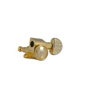 GROVER MINI ROTO-GRIP LOCKING ROTOMATICS &reg; GOLD SET 6 6-IN-LINE LEFT HAND MODELS