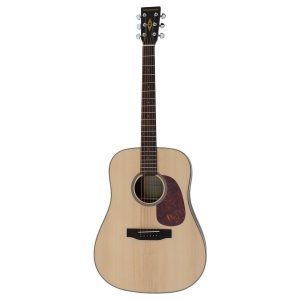 Crossroads 41" Acoustic Guitar: Hand Selected Solid Spruce Wood Top, Rosewood, High Gloss, Satin Finish on Back & Sides, Rosewood Fingerboard & Bridge, Herringbone Binding, Bone Nut & Saddle, Volute Behind Neck, Grover Machine Heads & D'Addario Strings. C-D-80CS-1