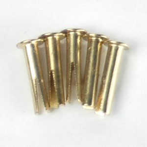 “Just in Case”  Brass Split Rivets, 5