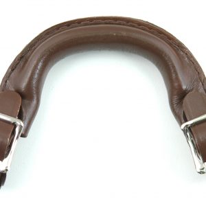 “Just in Case” Leather Buckle Handle, Brown