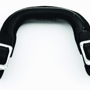 “Just in Case” Leather Buckle Handle, Black