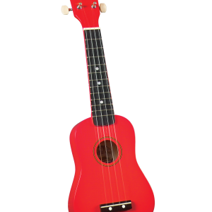 Diamond Head DU-102 Rainbow Soprano Ukulele - Red