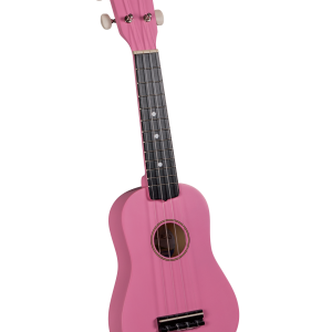 Diamond Head DU-129 Tropical Satin Series Soprano Ukulele - Flamingo Pink