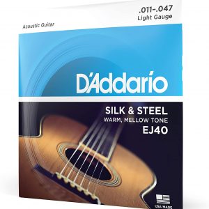 D'addario Silk N Steel Strings Light