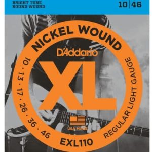 D'addario Electric Guitar Strings Lights