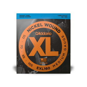 D'addario  Long Scale Bass Strings Nickel
