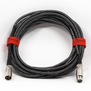 GROVER MICROPHONE XLR FEMALE TO TO XLR MALE, LOW Z CABLE 25'