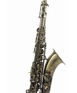 Oxford Tenor Saxophone:  Antique Polished Lacquer Finish, Pearloid Buttons, Factory Adjusted Mouthpiece with Reed. Includes Hardshell Case. I-TS-A-1