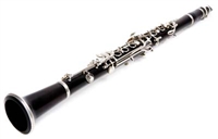 Oxford B Flat Clarinet:  ABS Simulated Wood Finish, 17 Power Forged Keys, Excellent Quality. Includes Hard Shell Case. IC-1-1