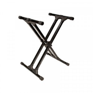 Ultimate Support IQ Series X-style Keyboard Stand:  With Patented Memory Lock, Nine Height Settings, Stabilizing End Caps, And Extra-Strength Tubing - 300 lbs. Capacity. IQ-3000-1