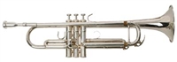 Oxford Silver Plated Trumpet:  Adjustable 3rd Valve Trigger, Two Water Keys and Monel Valves. Includes Mouthpiece And Hardshell Case. IT-2-1