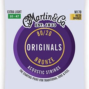 Martin Acoustic Guitar Strings - Extra Light Gauge
