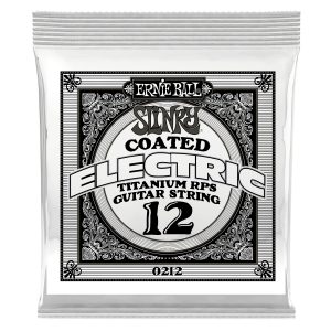 .012 Slinky Coated Titanium Reinforced Plain Electric Guitar Strings 6 Pack