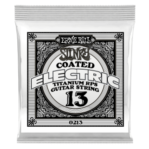 .013 Slinky Coated Titanium Reinforced Plain Electric Guitar Strings 6 Pack