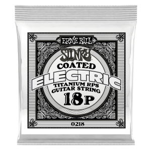 .018 Slinky Coated Titanium Reinforced Plain Electric Guitar Strings 6 Pack
