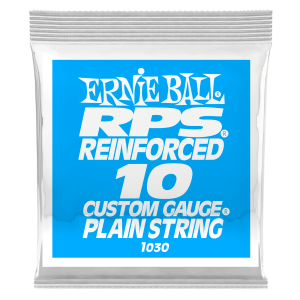 .010 RPS Reinforced Plain Electric Guitar Strings 6 Pack