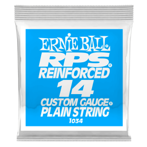 .014 RPS Reinforced Plain Electric Guitar Strings 6 Pack