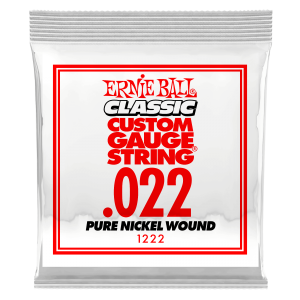 .022 Classic Pure Nickel Wound Electric Guitar Strings 6 Pack