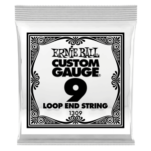 .009 Loop End Stainless Steel Plain Banjo or Mandolin Guitar Strings 6 Pack