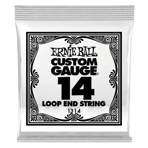 .014 Loop End Stainless Steel Plain Banjo or Mandolin Guitar Strings 6 Pack