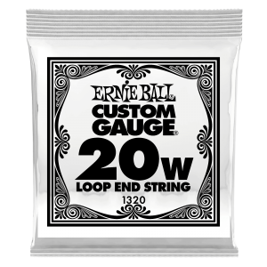 .020 Loop End Stainless Steel Wound Banjo or Mandolin Guitar Strings 6 Pack