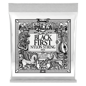 Black 1st Ernesto Palla Nylon Classical Guitar Strings 6 Pack