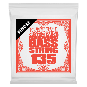 .135 Nickel Wound Electric Bass String Single