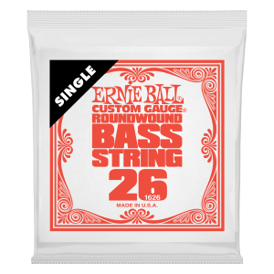 .026 Nickel Wound Electric Bass String Single