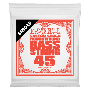 .045 Nickel Wound Electric Bass String Single