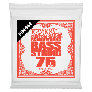 .075 Nickel Wound Electric Bass String Single