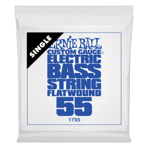 .055 Flatwound Electric Bass String Single