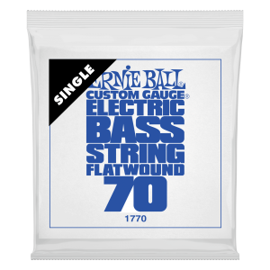 .070 Flatwound Electric Bass String Single