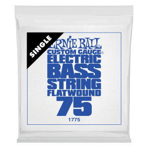 .075 Flatwound Electric Bass String Single