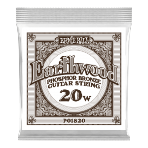 .020 Earthwood Phosphor Bronze Acoustic Guitar Strings 6 Pack