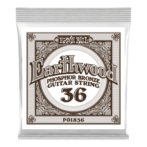 .036 Earthwood Phosphor Bronze Acoustic Guitar Strings 6 Pack