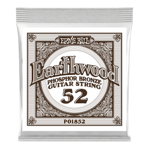 .052 Earthwood Phosphor Bronze Acoustic Guitar Strings 6 Pack