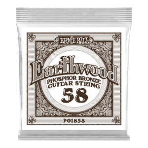 .058 Earthwood Phosphor Bronze Acoustic Guitar Strings 6 Pack