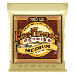 Earthwood Medium 80/20 Bronze Acoustic Guitar Strings - 13-56 Gauge