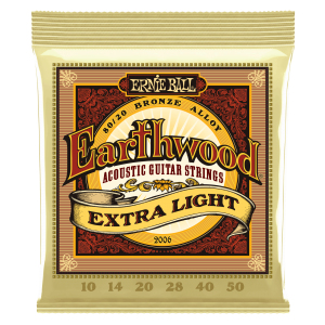 Earthwood Extra Light 80/20 Bronze Acoustic Guitar Strings - 10-50 Gauge