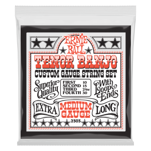 Medium Loop End Stainless Steel Tenor Banjo Guitar Strings - 10-30 Gauge