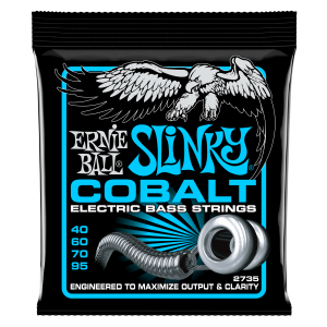 Extra Slinky Cobalt Electric Bass Strings - 40-95 Gauge