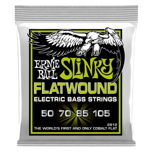 Regular Slinky Flatwound Electric Bass Strings - 50-105 Gauge