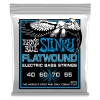 Extra Slinky Flatwound Electric Bass Strings - 40-95 Gauge