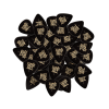 Thin Black Cellulose Picks, bag of 144