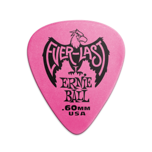 .60mm Pink Everlast Picks 12-pack